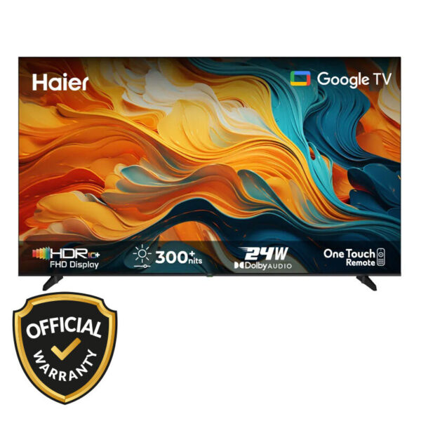 Haier 43 Inch FHD Bezel-Less Google TV (H43K85FFX)