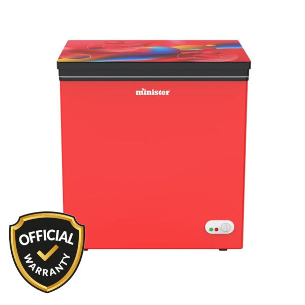 Minister 170L Frost Chest Freezer (M-170G)-Red Crimson